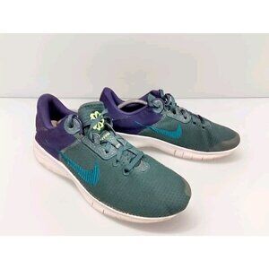 Nike Flex Experience Run 11 Running Shoes Mens 11.5 Black Purple Teal DD9284-301